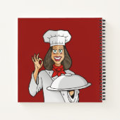 Woman Chef Notitieboek (Achterkant)