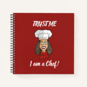 Woman Chef Notitieboek (Voorkant)