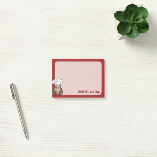 Woman Chef Post-it® Notes (Kantoor)