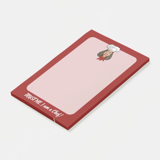 Woman Chef Post-it® Notes (Schuin)