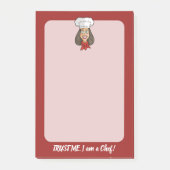 Woman Chef Post-it® Notes (Voorkant)
