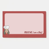 Woman Chef Post-it® Notes (Voorkant)
