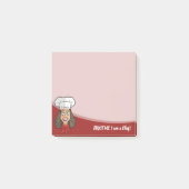 Woman Chef Post-it® Notes (Voorkant)