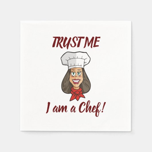 Woman Chef Servet (Voorkant)