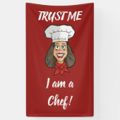 Woman Chef Spandoek (Verticaal)