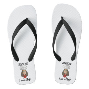 Woman Chef Teenslippers