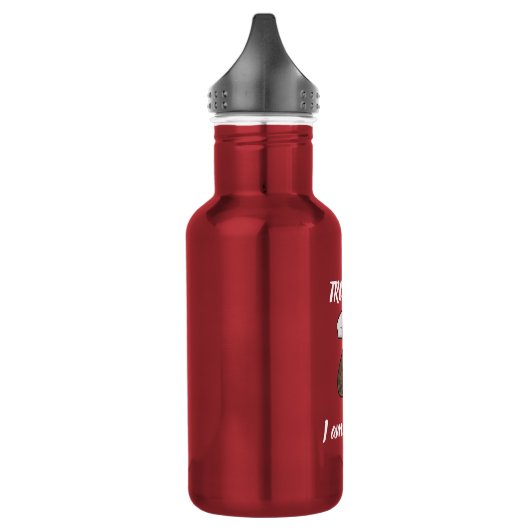 Woman Chef Waterfles (Links)