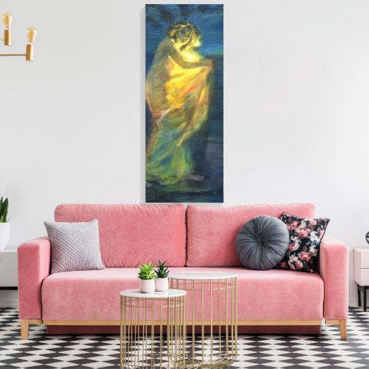 Woman Clothed with the Sun Canvas Afdruk (Insitu (Woonkamer))