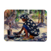 Woman Cooking 2004 Magneet (Horizontaal)