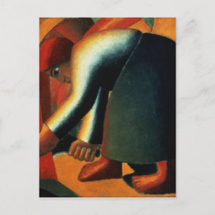 Woman Cutting, c.1900 Briefkaart
