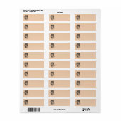 Woman-danseringadreslabel Etiket (Full Sheet)