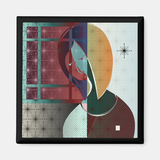 Woman Daydroom Magneet (Voorkant)