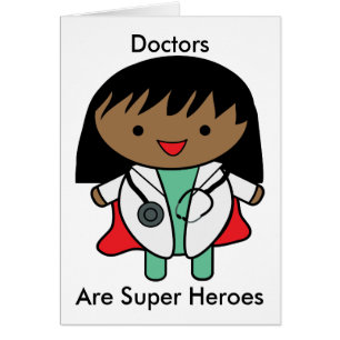 Woman Doctor Black Super Hero Personaliseren