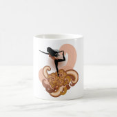 Woman Doing Yoga Koffiemok (Center)