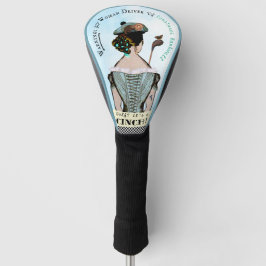 'Woman Driver' Lady's Golf Head Hoesje Golfheadcover