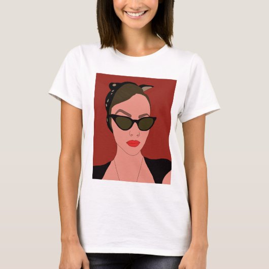 Woman elegant t-shirt (Voorkant)
