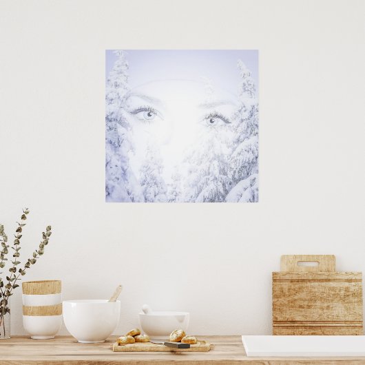 Woman Eyes Poster (Keuken)