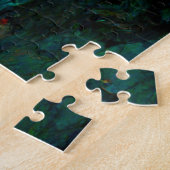 Woman Fantasy Sci-Fi met gloeiend hart Legpuzzel (Zijkant)