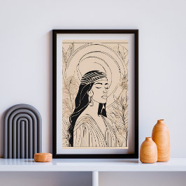 Woman Female Goddess Poster