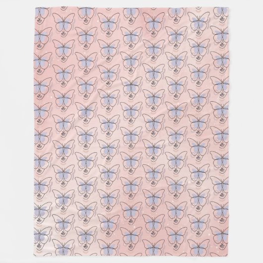 Woman Fleece Deken (Voorkant)