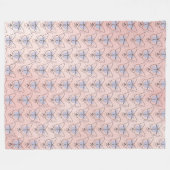 Woman Fleece Deken (Voorkant (Horizontaal))