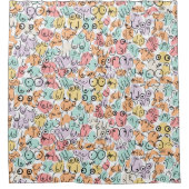 woman fun gift douchegordijn (Voorkant)