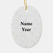 Woman Golf Diva kerstversiering Keramisch Ornament (Achterkant)