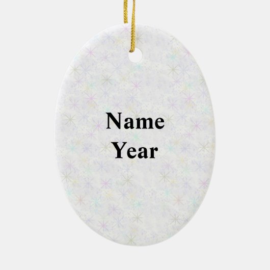 Woman Golf Diva kerstversiering Keramisch Ornament (Achterkant)