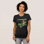 Woman Golfer Cart T-shirt (Voorkant volledig)