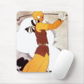 Woman Golfer Muismat (Met muis)