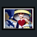 Woman Heart Art Deco Poster<br><div class="desc">Kunst voor vrouwen Kunst Deco Poster Afdrukken poster afdrukken Afdrukken vintage posters , Victoriaans , kunstdeco , retro , fascinatie , nostalgisch , muurkunst , kantoor , kunstdeco mode , reizen , oud , kunst , antiek , gerestaureerd , nostalgie , noot , alle , artiesten , posters</div>