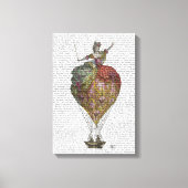 Woman Hot Air-ballon Canvas Afdruk (Voorkant)