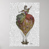 Woman Hot Air-ballon Poster (Voorkant)