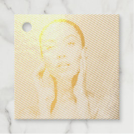 "Woman in Blue" Bedankjes Labels