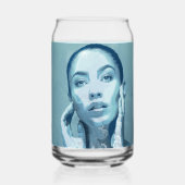 "Woman in Blue" Blikvorm Glas (Voorkant)