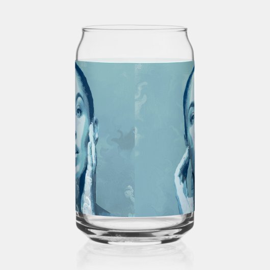 "Woman in Blue" Blikvorm Glas (Rechts)