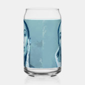 "Woman in Blue" Blikvorm Glas (Links)