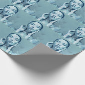 "Woman in Blue" Cadeaupapier Vellen Set (Hoek)