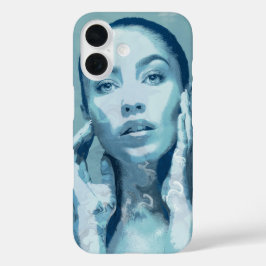 "Woman in Blue" iPhone 16 Hoesje