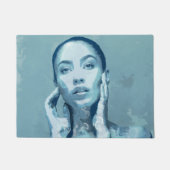 "Woman in Blue" Deurmat (Voorkant)