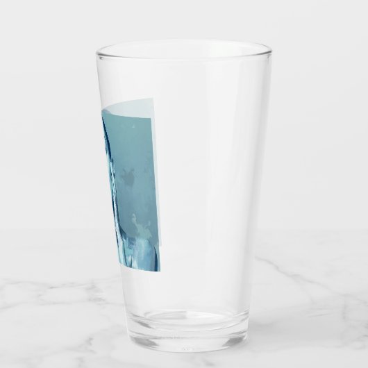 "Woman in Blue" Glas (Links)