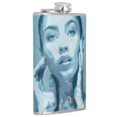 "Woman in Blue" Heupfles (Rechts)