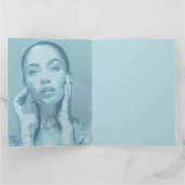 "Woman in Blue" Kaart (Binnen)