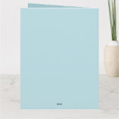 "Woman in Blue" Kaart (Achterkant)