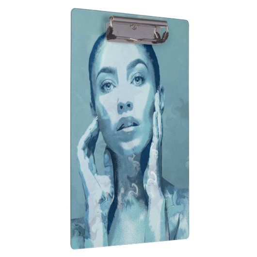 "Woman in Blue" Klembord (Rechts)