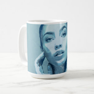 "Woman in Blue" Koffiemok