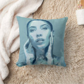 "Woman in Blue"  Kussen (Deken)