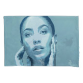 "Woman in Blue"  Kussensloop (Voorkant)