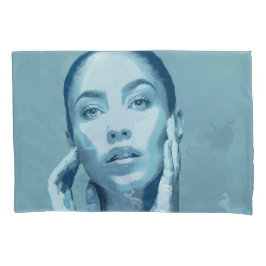 "Woman in Blue" Kussensloop