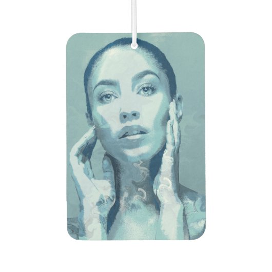 "Woman in Blue" Luchtverfrisser (Voorkant)